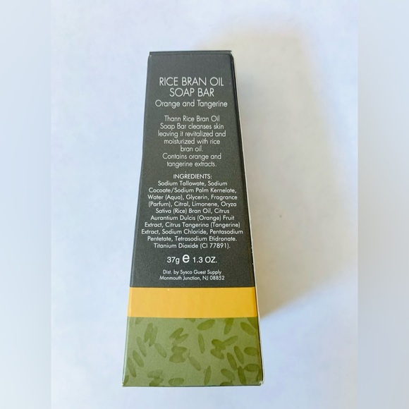 16 - THANN Rice Bran Oil Soap Bars Orange & Tangerine Travel Size Aromatic Wood - Picture 4 of 4